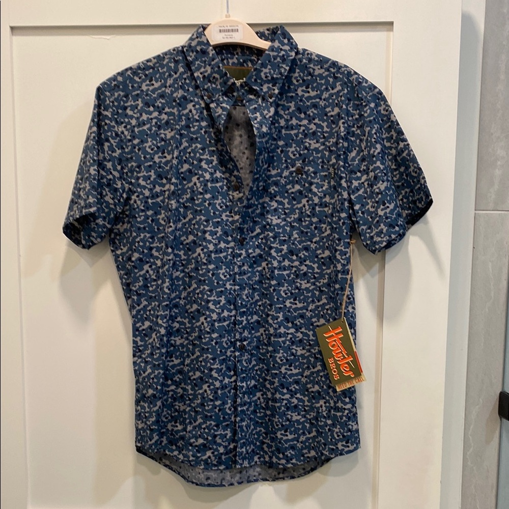 Howler Brothers Blue Casual Button Down Shirt
